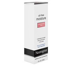 Load image into Gallery viewer, Neutrogena Oil Free Moisture Glycerin Face Moisturizer &amp; Neck Cream for Combination Skin, Lightweight, Oil Absorbing Facial Moisturizer Lotion for a Soft Natural Matte, 4 fl. oz
