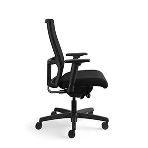 HON Ignition Series Mid-Back Work Chair - Mesh Computer Chair for Office Desk, Black (HIWM2)