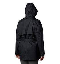 Load image into Gallery viewer, Columbia Women&#39;s Pardon My Trench Rain Jacket,Black,Small
