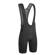 Load image into Gallery viewer, Przewalski Men's Cycling Bib Shorts, 4D Padded Compression Bike Tights Breathable Bicycle Pants UPF 50+, Classic Series, Black/S

