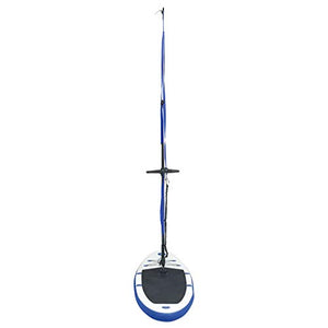 INLIFE Inflatable Stand Up Paddleboard with Sail Set Blue and White