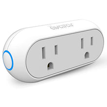 Load image into Gallery viewer, Smart Plugs That Work with Alexa, Google Home Assistant &amp; IFTTT, Dual Sockets 2.4G WiFi Outlet Compatible with Avatar Controls, Smart Life &amp; Tuya APP - Energy Monitoring, Timer, Group Remote Control
