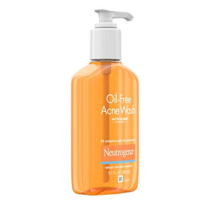 Neutrogena Oil-Free Acne Fighting Facial Cleanser with Salicylic Acid Acne Treatment Medicine, Daily Oil-Free Acne Face Wash for Acne-Prone Skin, 9.1 fl. oz, 3 pk
