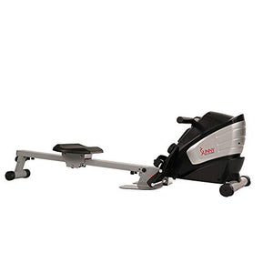 Sunny Health & Fitness SF-RW5622 Dual Function Magnetic Rowing Machine Rower w/LCD Monitor