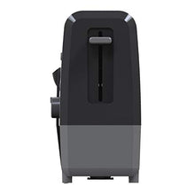 Load image into Gallery viewer, West Bend 77224 QuikServe Slide Through Wide Slot Toaster with Cool Touch Exterior and Removable Crumb Tray, 2-Slice, Black
