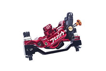 Load image into Gallery viewer, Juin Tech GT-P Road CX MTB Bicycle Bike Disc Brake Calipers Light 4-Piston (Red)…
