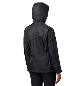 Columbia Women's Plus SizeTested Tough in Pink Rain Jacket Ii Size, Black, 2X