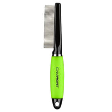 Load image into Gallery viewer, CONAIRPRO dog &amp; cat Pet brush for Flea and Tick Removal, 1/2" Stainless Steel Comb with Memory Grip Handle
