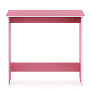 FURINNO Simplistic Study Table, Pink