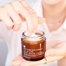 Load image into Gallery viewer, Mizon Korean Skin Care Gift Set: All in One Snail Repair Cream (75ml), Snail Repairing Foam Cleanser (60ml), Snail Repair Intensive Ampoule (30ml), Snail Repair Eye Cream (25ml) Facial Moisturizer Set

