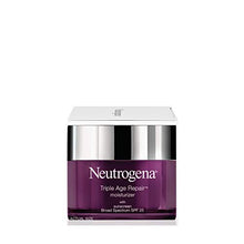 Load image into Gallery viewer, Neutrogena Triple Age Repair Anti-Aging Daily Facial Moisturizer with SPF 25 Sunscreen &amp; Vitamin C, Firming Face &amp; Neck Cream for Dark Spots with Glycerin &amp; Shea Butter, 1.7 oz
