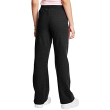 Load image into Gallery viewer, Hanes Women's EcoSmart Open Bottom Leg Sweatpants, Plum Port, 2X Large
