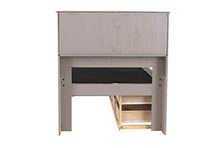 Load image into Gallery viewer, Discovery World Furniture Charcoal Twin Bookcase Bed with 6 Drawers
