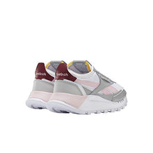 Load image into Gallery viewer, Reebok Kids' Classic Legacy Sneaker, Stark Grey/White/Urban Maroon, 5 M US
