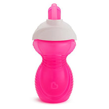 Load image into Gallery viewer, Munchkin Click Lock Flip Straw Cup, Pink/Purple, 9 Ounce, 2 Count
