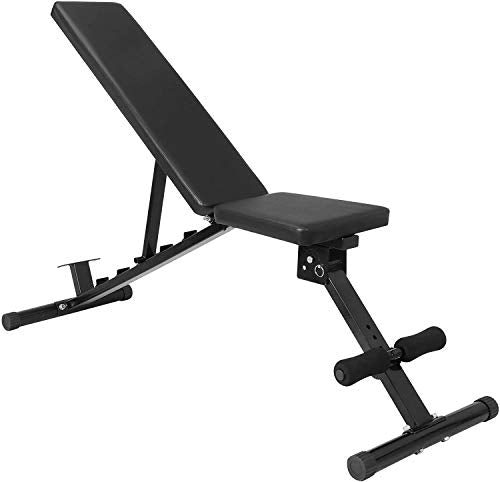 ZENY Adjustable Weight Bench Utility Bench Full Body Workout Foldable Exercise Flat Bench Incline Decline Dumbbell Benches Strength Training Equipment