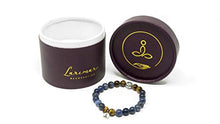 Load image into Gallery viewer, Larimar Accessories | 8mm Mala Beads Bracelet | Mala Gemstone Bracelet | Mala Yoga Bracelet | Mala Prayer Bracelet | Mala Meditation Beads Bracelet | (Sodalite &amp; Tiger Eye)
