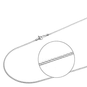 14K Yellow Gold 2.0mm Cuban/Curb Link Chain Necklace- Made in Italy-16-30 (White, 24)