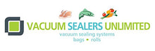 Load image into Gallery viewer, 2 Pack of Vacuum Sealers Unlimited - 11&quot; x 50&#39; Rolls For FoodSaver, etc. - Thicker, Heavy-Duty Commercial Quality Textured Vacuum Sealer Bags - BPA Free
