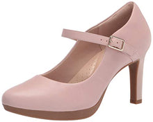 Load image into Gallery viewer, Clarks womens Ambyr Shine Pump, Dusty Rose Leather, 8 US
