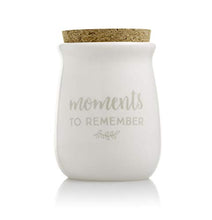Load image into Gallery viewer, Pearhead Gratitude Jar, Ceramic Blessings Keepsake Jar with Cork Topper &amp; Memories To Cherish Notecards; Personalized Gift Idea for Families, Couples, Unique Thoughtful Gift, Ceramic Home Decor, White
