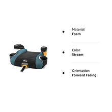 Load image into Gallery viewer, Chicco GoFit Plus Backless Booster Car Seat with Quick-Release Latch, Travel Booster Seat for Car, Portable Car Booster Seat for Children 40-110 lbs. | Stream/Blue
