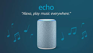 Echo (3rd Gen) - Smart speaker with Alexa - Twilight Blue