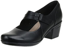 Load image into Gallery viewer, Clarks womens Emslie Lulin footwear, Black, 10 Wide US
