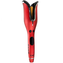 Load image into Gallery viewer, CHI Spin N Curl Ceramic Rotating Curler, Ruby Red. Ideal for Shoulder-Length Hair between 6-16” inches.
