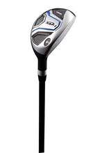 Load image into Gallery viewer, Aspire XD1 Men&#39;s Complete Golf Clubs Package Set Includes Titanium Driver, S.S. Fairway, S.S. Hybrid, S.S. 6-PW Irons, Putter, Bag, 3 H/C&#39;s Right Hand - Blue - Choose Size! (Regular Size, Right Hand)
