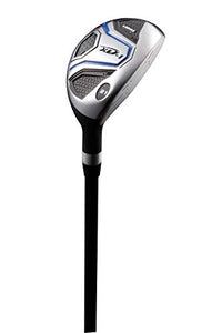 Aspire XD1 Men's Complete Golf Clubs Package Set Includes Titanium Driver, S.S. Fairway, S.S. Hybrid, S.S. 6-PW Irons, Putter, Bag, 3 H/C's Right Hand - Blue - Choose Size! (Regular Size, Right Hand)