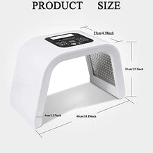 Load image into Gallery viewer, RUTILY 7 Color LED Light Therapy PDT LED Face Mask Photon Lamp Facial Body Therapy Device Foldable Skin Care Beauty Device Remover Anti-wrinkle with Protection Eye Mask for Home
