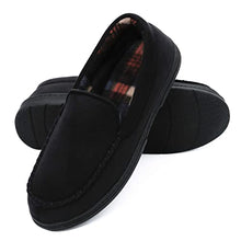 Load image into Gallery viewer, COASIS Men&#39;s Moccasin Slipper Memory Foam House Shoe Anti-Slip Sole Indoor Outdoor
