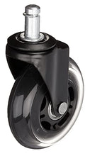 Load image into Gallery viewer, AmazonCommercial 3-Inch Transparent Swivel Caster, Black, 5-Pack
