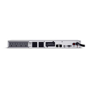 CyberPower OR500LCDRM1U Smart App LCD UPS, 500VA/300W, 6 Outlets, AVR, 1U Rackmount