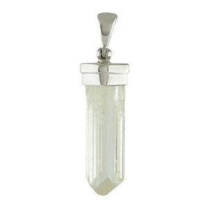 Starborn Danburite Crystal Sterling Silver Pendant