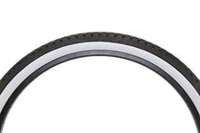 Load image into Gallery viewer, Alta Bicycle Tire Duro 26 x 2.125 Bike Thread Diamond Drizzle Style (Black/White)
