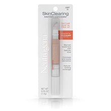 Load image into Gallery viewer, Neutrogena SkinClearing Blemish Concealer Face Makeup with Salicylic Acid Acne Medicine, Non-Comedogenic and Oil-Free Concealer Helps Cover, Treat &amp; Prevent Breakouts, Light 10,.05 oz
