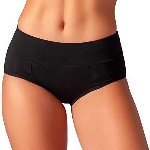 Bambody Absorbent Panty: Period Panties/Maternity & Postpartum Underwear (Medium, 1 x Black)