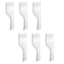 Load image into Gallery viewer, Travel Electric Toothbrush Heads Cover Plastic Protective Cap Case Compatible with Oral-B Long Dual-Heads Replacement Tooth Brush Heads(6 Pack) Clear
