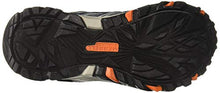 Load image into Gallery viewer, Merrell Unisex-Kid's Moab FST Low WTRPF Hiking Shoe, Navy/Grey/Orange, 2 M US Little Kid
