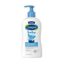 Load image into Gallery viewer, Cetaphil Baby Wash &amp; Shampoo with Organic Calendula |Tear Free | Paraben, Colorant and Mineral Oil Free | 13.5 Fl. Oz (Packaging May Vary)
