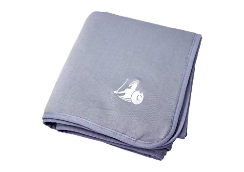 DefenderShield EMF Radiation & 5G Protection Blanket - Universal Organic Bamboo Anti-Radiation Throw Cover for Fertility, Pregnancy, Infants, Babies, Children - Maternity & Baby Blanket (36