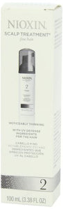 Nioxin System 2 Scalp & Hair Treatment for Fine/Natural Hair with Progressed Thinning, 3.4 oz