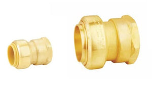 Hugo Battery Backup for Tankless Water Heaters and Gas Appliances (Brass Flow Sensor with Adapters)