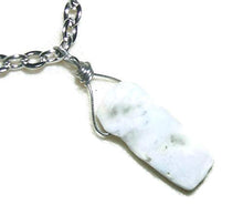 Load image into Gallery viewer, LARIMAR NECKLACE Pendant PEACE CLARITY LOVE ENERGY Metaphysical Stone Silver Pltd

