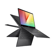 Load image into Gallery viewer, ASUS VivoBook Flip 14 Thin and Light 2-in-1 Laptop, 14” FHD Touch, 11th Gen Intel Core i3-1115G4, 4GB RAM, 128GB SSD, Thunderbolt 4, Fingerprint, Windows 10 Home in S Mode, Indie Black, TP470EA-AS34T

