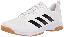 Load image into Gallery viewer, adidas Women's Ligra 7 Track and Field Shoe, White/Black/White, 12
