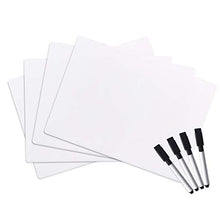 Load image into Gallery viewer, MAKELLO Small Dry Erase Lap White Board Portable Double Sided Learning Board for Classroom, 4 Pack
