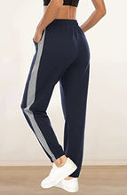 Load image into Gallery viewer, LouKeith Womens Sweatpants High Waist Joggers for Women Loose Comfy Drawstring Loung Pants Yoga Jogger Pants with Pockets Navy Darkgray S
